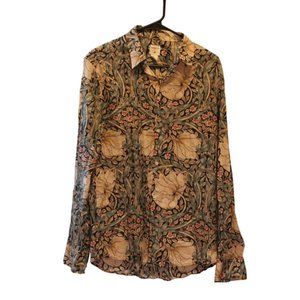 H&M Men's Floral Button Down